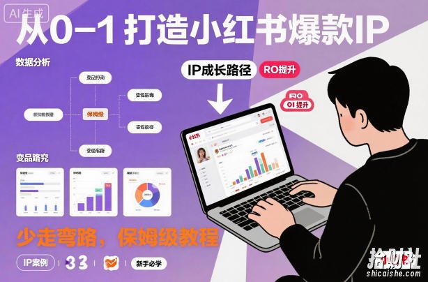 从0-1如何打造一个小红书爆款IP,少走弯路,保姆级教程