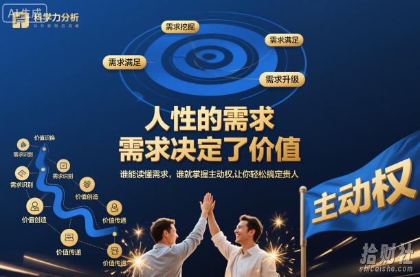 人性的需求，需求决定了价值，谁能读懂需求，谁就掌握主动权，让你轻松搞定贵人【文档】