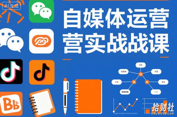 自媒体运营实战课,掌握一套系统的自媒体运营底层方法论,成为优秀的内容创作者