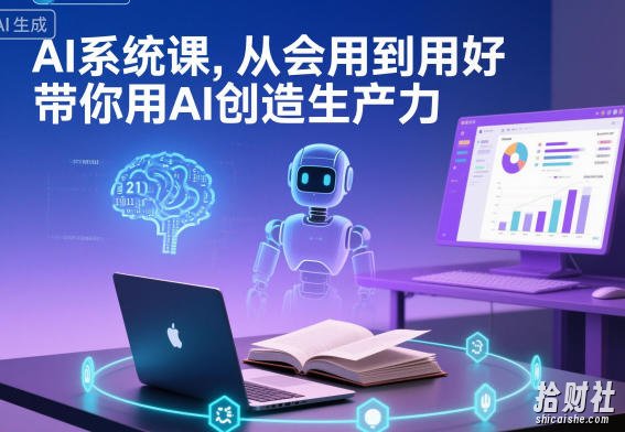 AI系统课，从会用到用好，带你用AI创造生产力