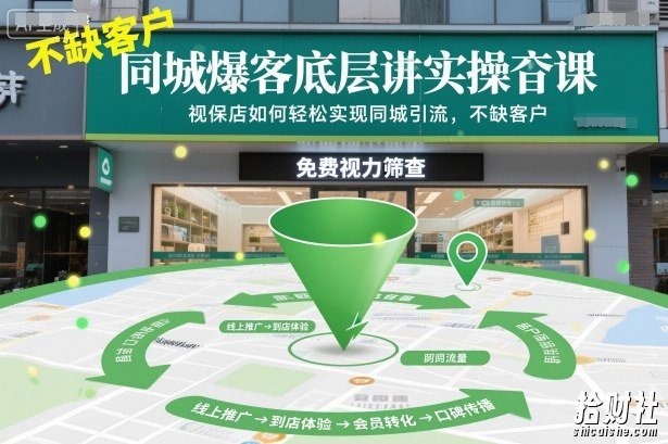 同城爆客底层实操课,视保店如何轻松实现同城引流,不缺客户!