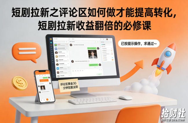 短剧拉新之评论区如何做才能提高转化，短剧拉新收益翻倍的必修课