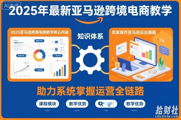 2025年最新亚马逊跨境电商教学,助力卖家系统掌握亚马逊运营全链路知识