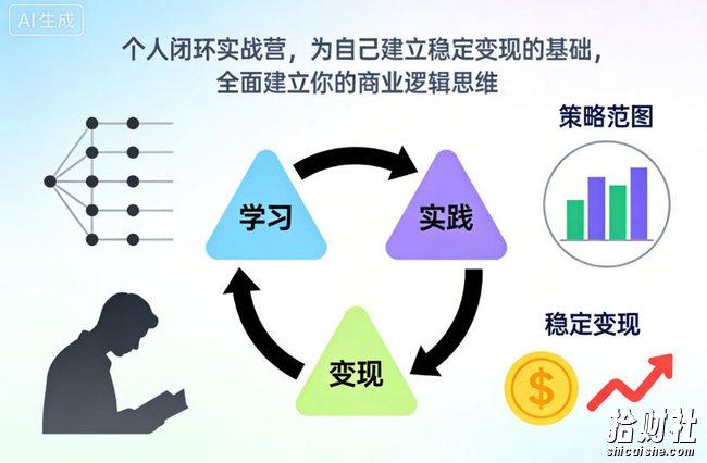 个人闭环实战营，为自己建立稳定变现的基础，全面建立你的商业逻辑思维