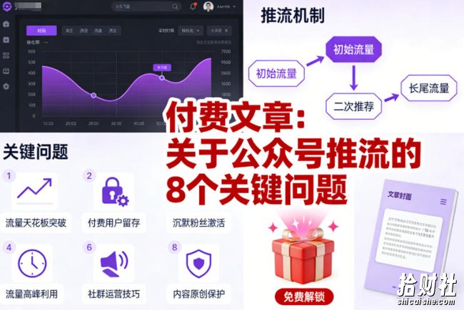 付费文章:关于公众号推流的8个关键问题