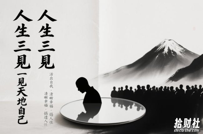 人生三见一见天地见众生见自己，活出自我拥有清晰幸福人生，搞透人性