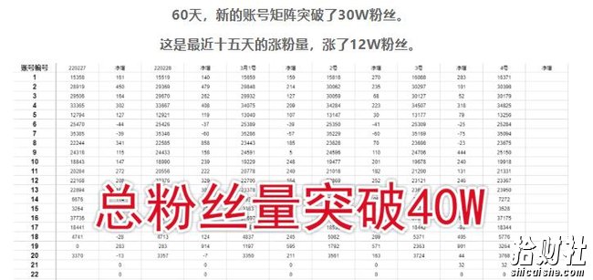 倪叶明·蓝海公众号矩阵项目训练营，0粉冷启动，公众号矩阵账号粉丝突破30w
