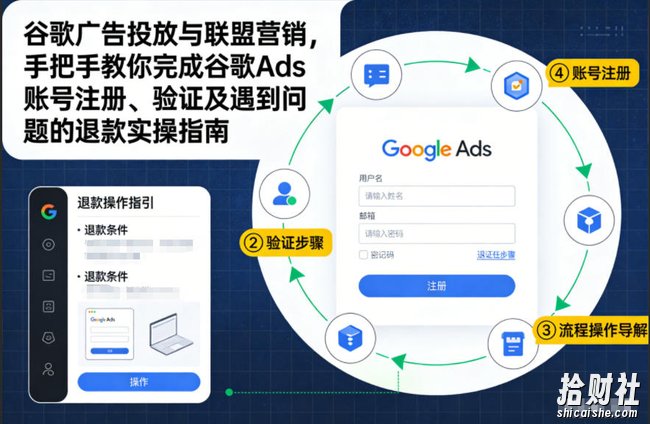 谷歌广告投放与联盟营销,手把手教你完成谷歌Ads账号注册、验证及遇到问题的退款实操指南