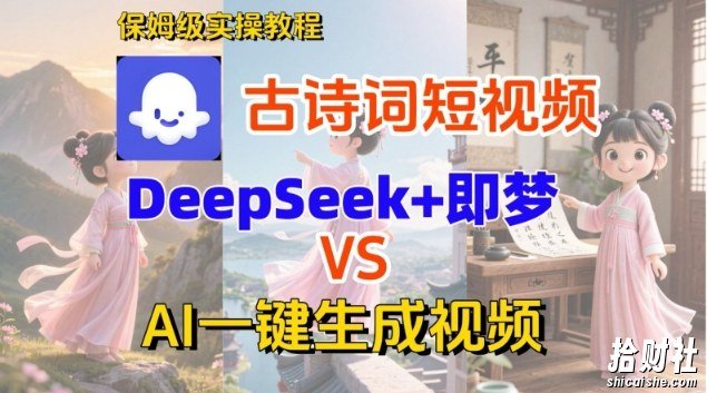 Coze扣子智能体工作流一键生成古诗词短视频,保姆级搭建教学