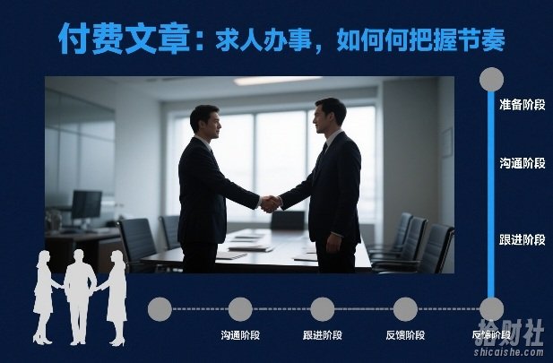 付费文章:求人办事,如何把握节奏
