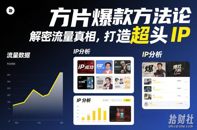 方片爆款方法论,解密流量真相,打造超头IP