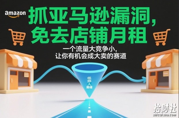 抓亚马逊漏洞,免去店铺月租,一个流量大竞争小,让你有机会成大卖的赛道