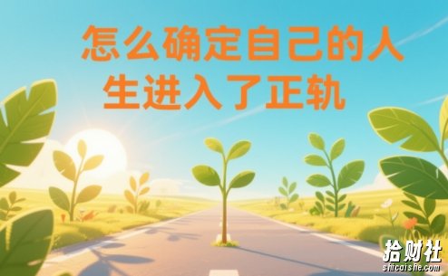 某公众号付费文章:怎么确定自己的人生进入了正轨?