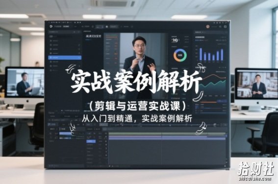 剪辑与运营实战课,从入门到精通,实战案例解析(更新2026)