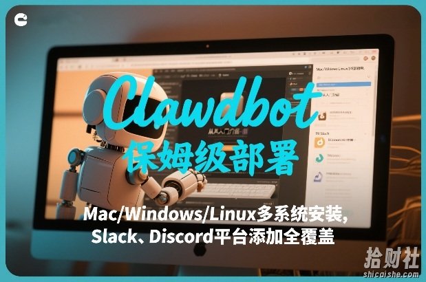 Clawdbot保姆级部署,从入门介绍、Mac/Windows/Linux多系统安装,到Slack、Discord平台添加全覆盖