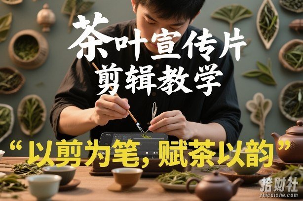 茶叶宣传片剪辑教学,以剪为笔,赋茶以韵,新手也能拍出高级感
