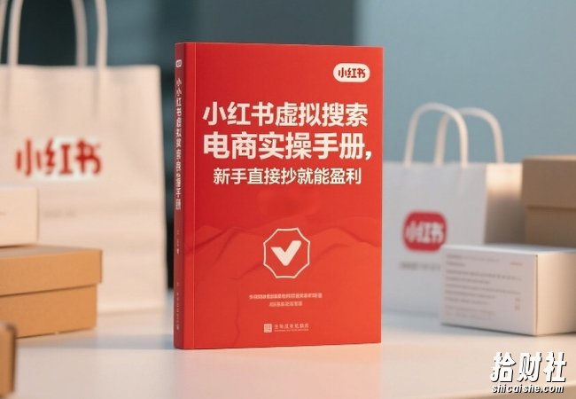 小红书虚拟搜索电商实操手册,新手直接抄就能盈利