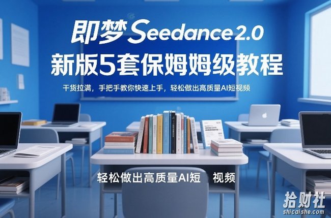 即梦Seedance2.0新版5套保姆级教程,干货拉满,手把手教你快速上手,轻松做出高质量AI短视频