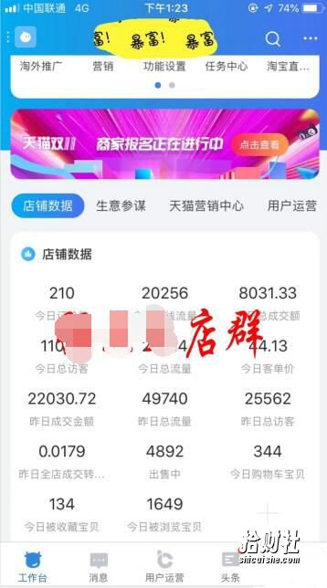 强大大:无货源店群食品课程+月入2W淘宝店群吃佣金最新教程（视频+文档）