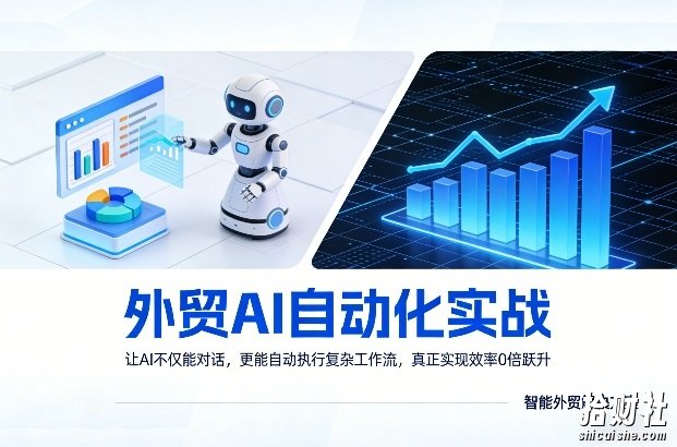 外贸AI自动化实战,让AI不仅能对话,更能自动执行复杂工作流,真正实现效率10倍跃升