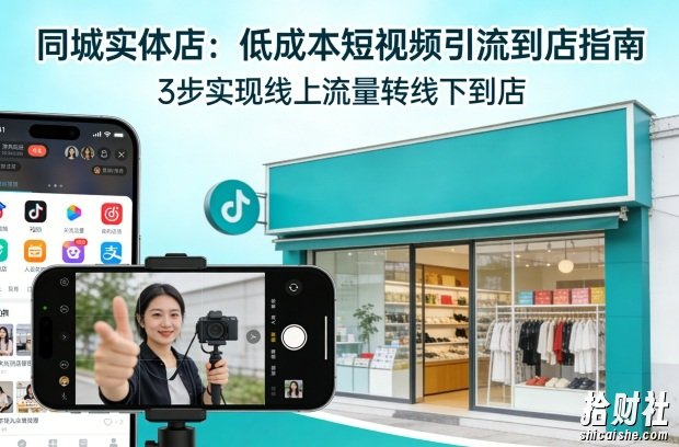 同城实体店,如何低成本把客户从短视频带到线下门店