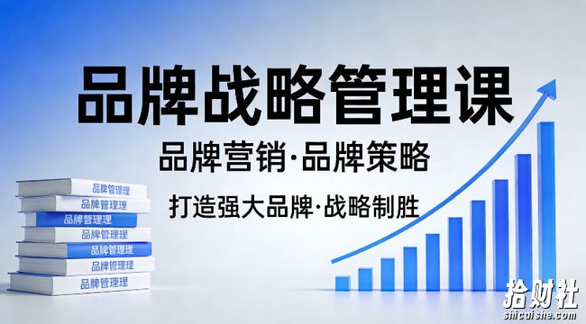 打造强大的品牌!品牌战略管理课,品牌营销,品牌策略