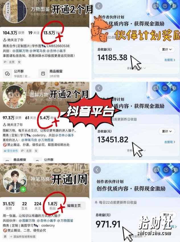 抖音17W粉丝博主亲授AI作图实战教学,0基础轻松学,可入创作者伙伴计划,接单收徒双增收