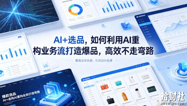 AI+选品,如何利用AI重构业务流打造爆品,高效不走弯路