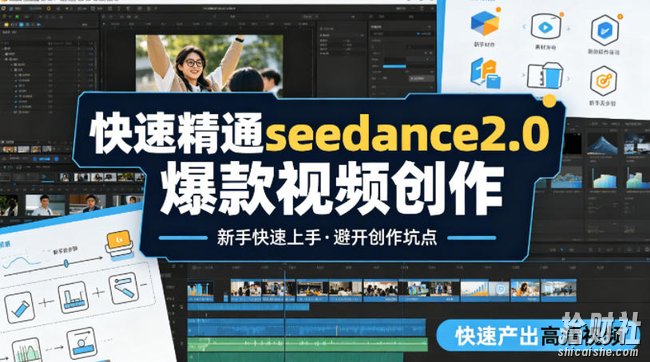 快速精通seedance2.0爆款视频创作,快速产出高清视频,避开大量创作坑点,新手也能快速上手