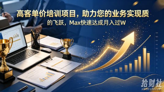 高客单价培训项目,助力您的业务实现质的飞跃,Max快速达成月入过W【原创双语字幕】