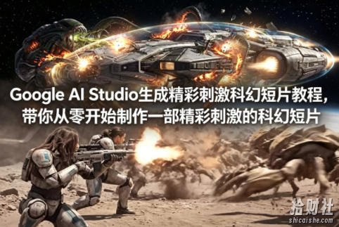 Google AI Studio生成精彩刺激科幻短片教程,带你从零开始制作一部精彩刺激的科幻短片【双语字幕】