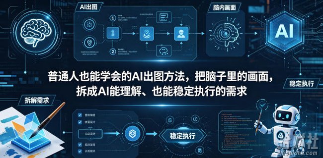 普通⼈也能学会的AI出图⽅法,把脑子里的画面,拆成AI能理解、也能稳定执行的需求【文档】