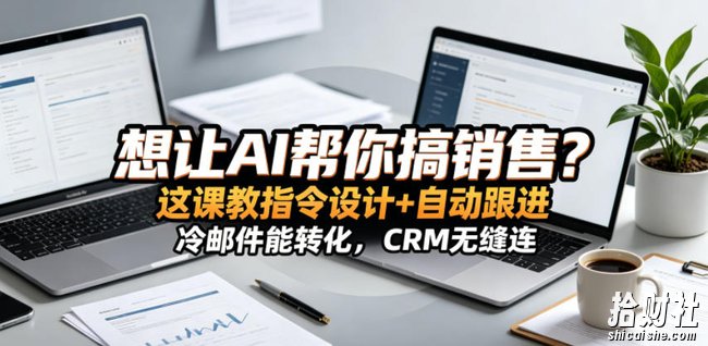 想让AI帮你搞销售?这课教指令设计+自动跟进,冷邮件能转化,CRM无缝连!【原创双语字幕】