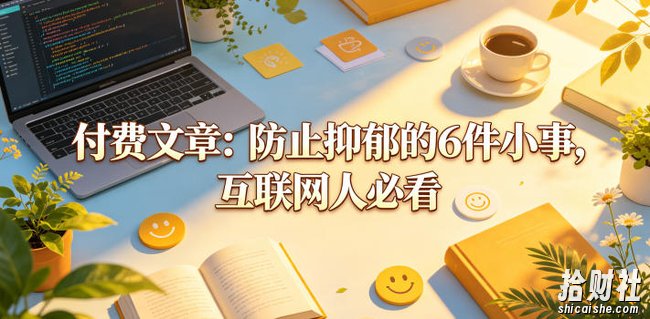 付费文章:防止抑郁的6件小事,互联网人必看!