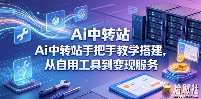 Ai中转站手把手教学搭建，从自用工具到变现服务