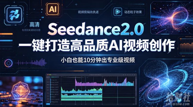 Seedance2.0一键打造高品质AI视频创作,小白也能10分钟出专业级视频