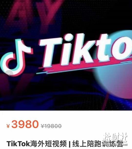TikTok海外抖音短视频线上陪跑训练营,玩赚Tiktok少走弯路