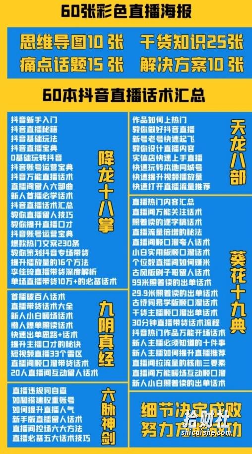 2022抖音快手新人直播带货全套爆款直播资料，看完不再恐播不再迷茫