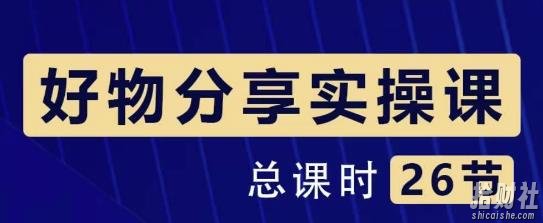 大木好物分享短视频运营实操班:一部手机从零到一带货实操賺米(26节课时)