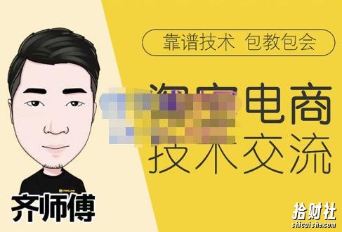 齐师傅电商·淘宝电商技术VIP,全网最先进的技术和玩法,价值1599元