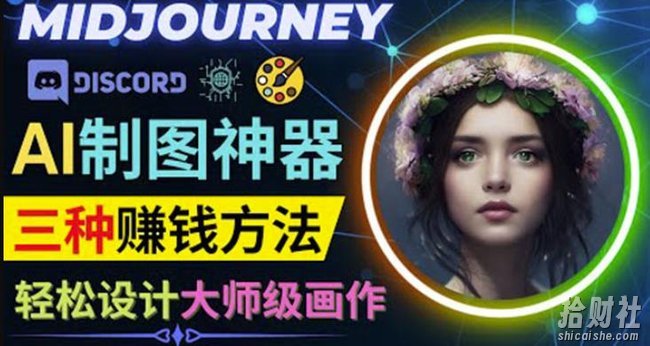 利用AI制图神器Midjourney賺米的3种方法:Midjourney的注册和使用方法
