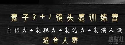 素子表现力训练营,提高自信力+表现力+表达力+表演人设,打造个人魅力ip