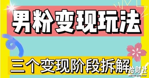 0-1快速了解男粉变现三种模式【4.0高阶玩法】直播挂课,蓝海玩法