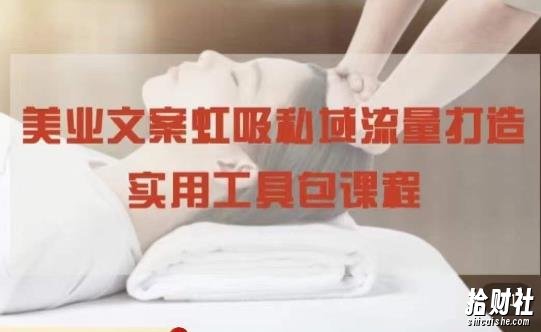 美业文案私域流量打造实用教程:学会私域流量打造和营销!