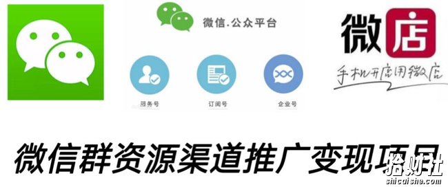 微信群码资源渠道内循环推广变现项目,多种变现方式,打通你的管道收益