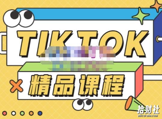 电商孵化中心·TikTok精品课程,教你玩转海外抖音,低成本创业,带您从0开始玩转TikTok