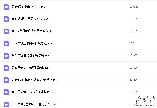 我是钱第32期网授课程百度冷门竞价，月入2-3万（价值4500）