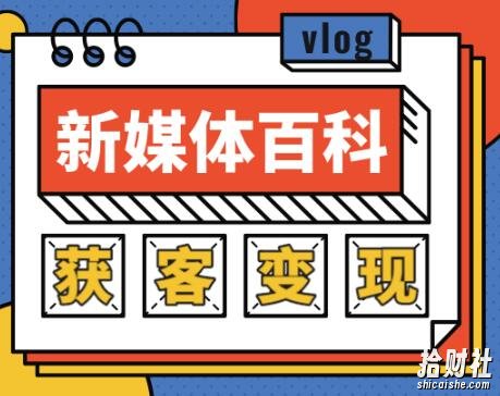 新媒体百科全书,手把手教会你玩转新媒体,快速搞定获客和变现(完结)