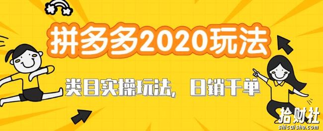 拼多多2020最新类目实操玩法,直通车定向玩法做爆款,轻松操作到日销千单