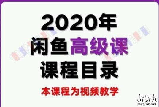 懒觉猫闲鱼初级课程+高级课程：教你60秒选出日赚300元闲鱼爆款产品，新手也可以月入过万